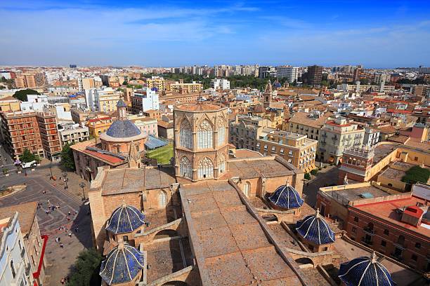 istock Valencia city view with the Cathedral 2230785904