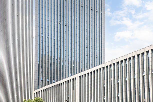 istock Bottom view of modern green city 2230791901