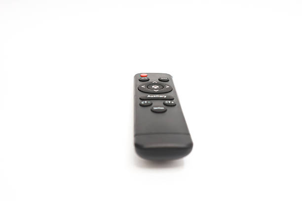 istock Isolated image of an auxiliary remote control used for entertainment devices like TVs or audio systems 2230792278