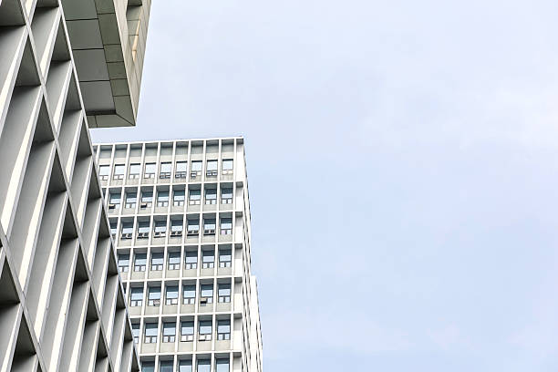 istock Bottom view of modern green city 2230792632