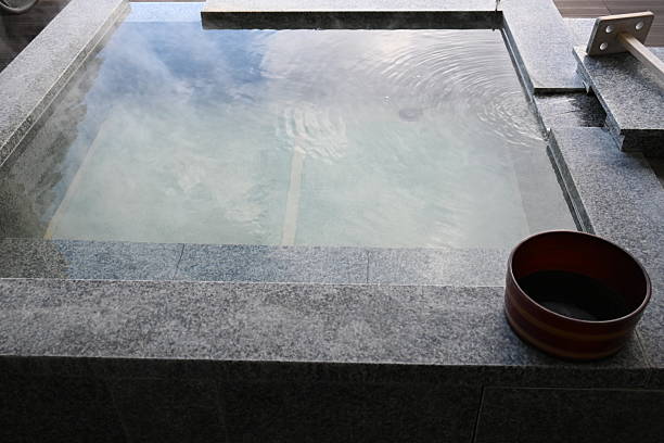 istock Open-air bath: Sea, sky, and hot springs 2230796329