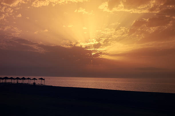 Seascape view during sunset in Sarasota, Florida