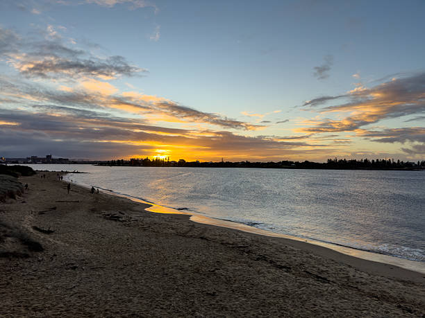 istock Sunset over Stockton Beach, Newcastle, Australia 2230801071