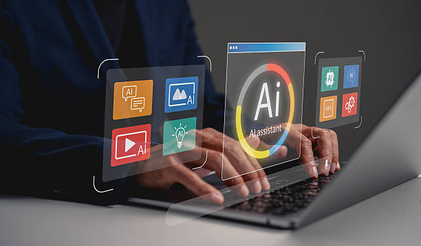 istock A person interacts with a laptop displaying AI applications and tools, highlighting the integration of technology in daily tasks. 2230807849