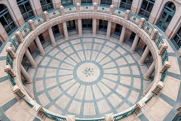 Austin Texas State Capitol at twilight