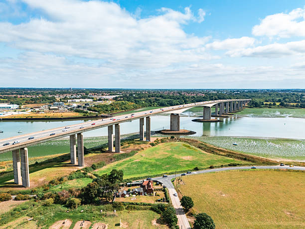 istock Orwell bridge spanning the orwell river in ipswich, suffolk, uk 2230808831