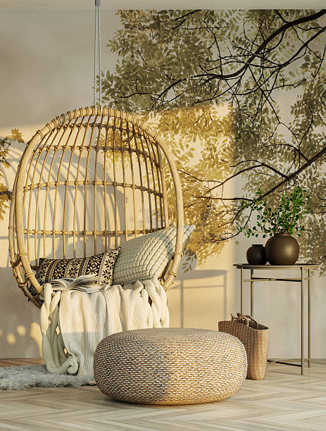 istock Large luxury modern bright interiors Living room mockup illustration 3D rendering image 2230811766