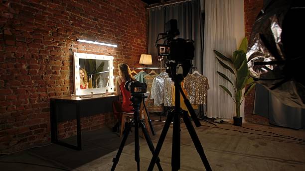 istock Professional Photoshoot in Fashionable Creative Studio Setup 2230811784