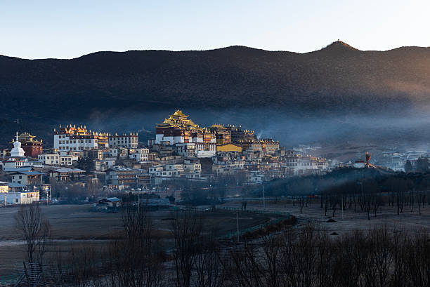 istock Sunrise at Songzanlin Temple 2230812168