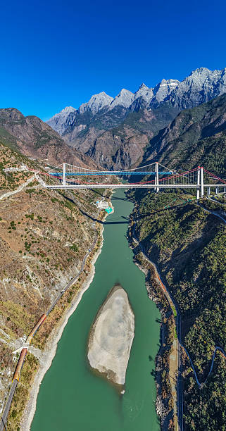 istock Tiger Leaping Gorge Jinsha River Special Bridge 2230813058