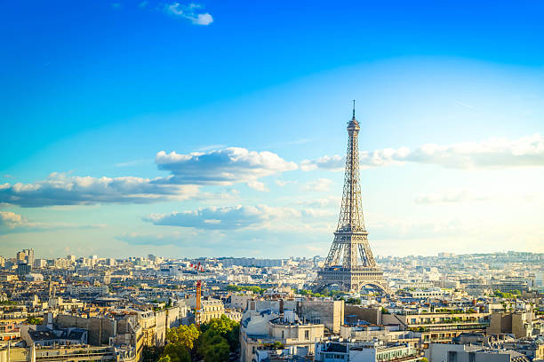 istock eiffel tour and Paris cityscape 2230814254
