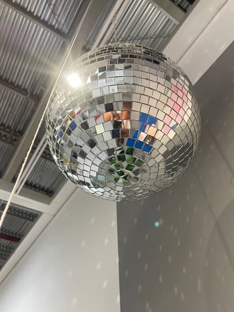 istock Shiny Disco Ball with Reflective Mirror Tiles – Party and Dance Floor Decor 2230820820