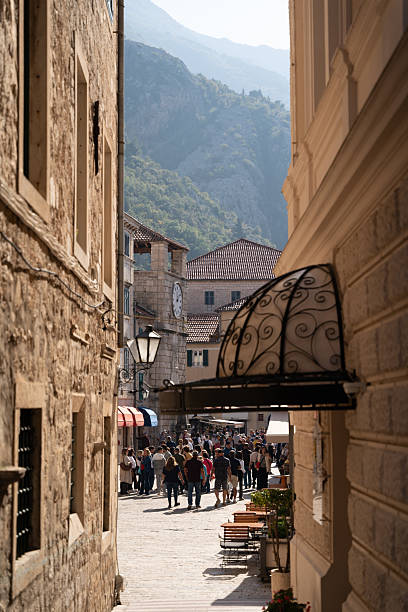 istock Historic Clock Tower Square in Kotor Old Town, Montenegro 2230824121