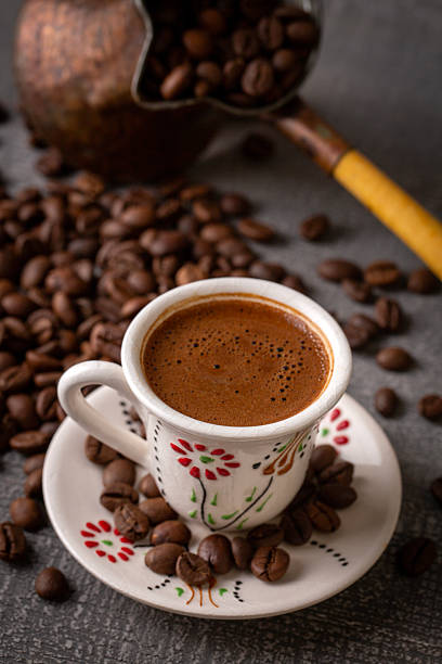 istock Traditional delicious Turkish coffee or Greek coffee 2230832124