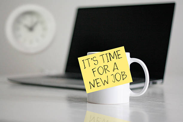 istock It's time for a new job is shown using the text as the Business Concept 2230840524