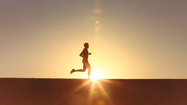 istock Male runner at sunrise. 2230855085