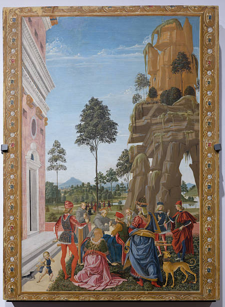 istock Saint Bernardino performing a miracle by reviving a man, attributed to the workshop of Perugino, Galleria Nazionale dell'Umbria, Perugia, Italy. 2230857324