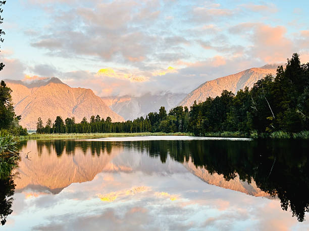 istock Evening Light At Lake Matheson, New Zealand 2230860179