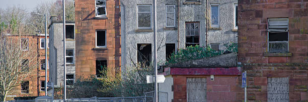istock Tenement flats in poor housing area in Glasgow 2230861452