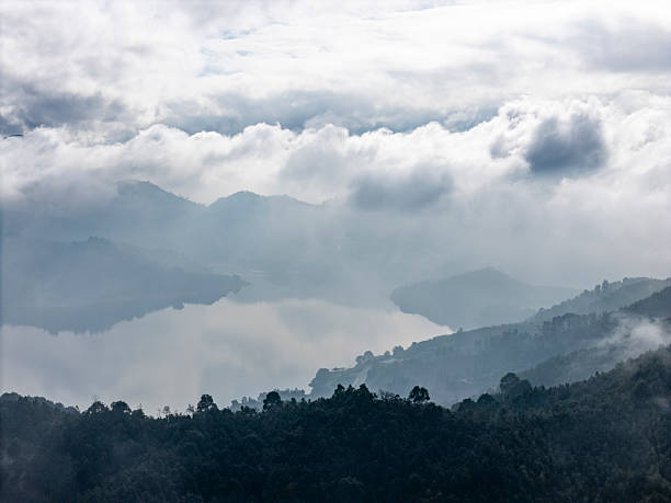 istock Cloudy Mountain Landscape with Forested Hills 2230885862