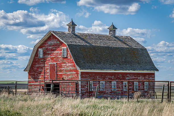 Industrial buildings in decay.