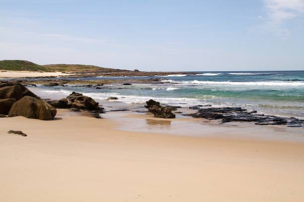 A view of Moonee Beach