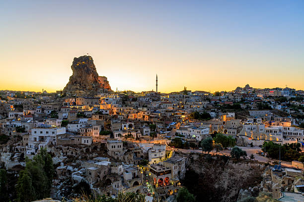 istock Ortahisar Castle and Townscape in Cappadocia, Turkey 2230913350