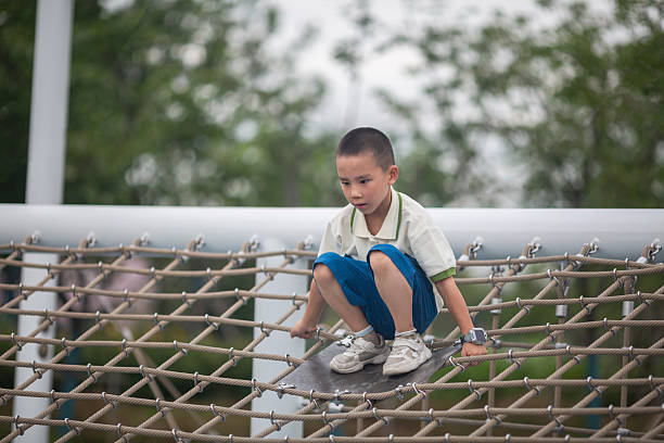 6-7 Years, Challenge, Cheerful, Asia, Boys,