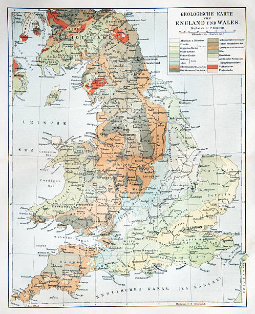 9 世紀イギリスの地図 - 地図のベクターアート素材や画像を多数ご用意