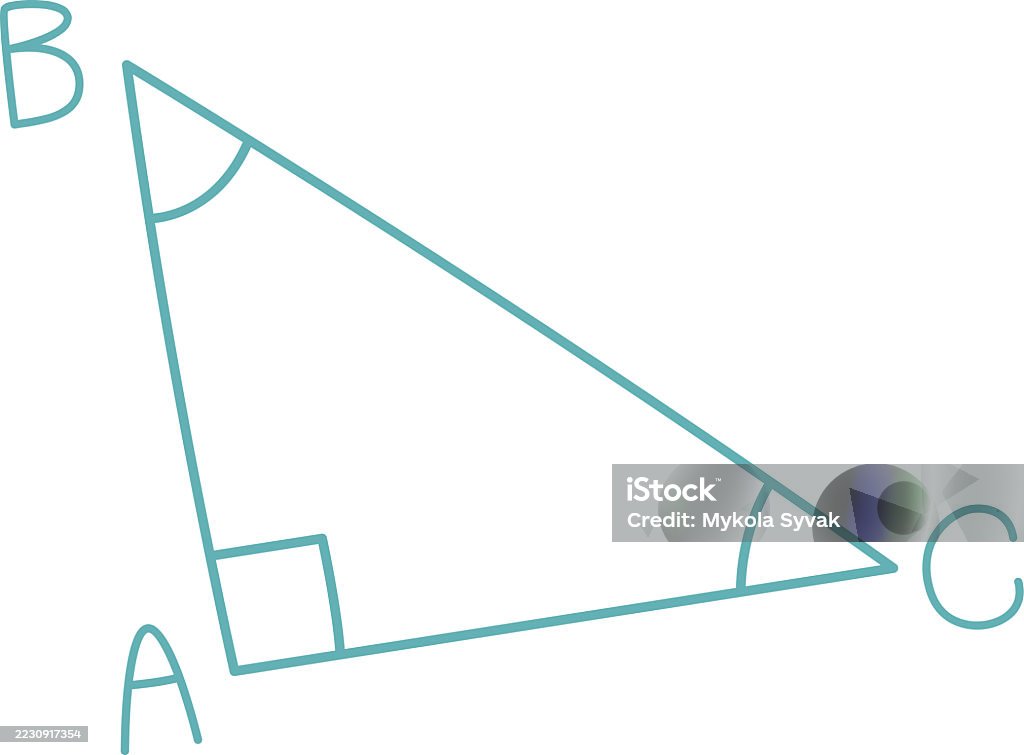 Triangle Signange Elementshanddrawnmathsymbolscolorfulmathematicalsymbols Stock ...