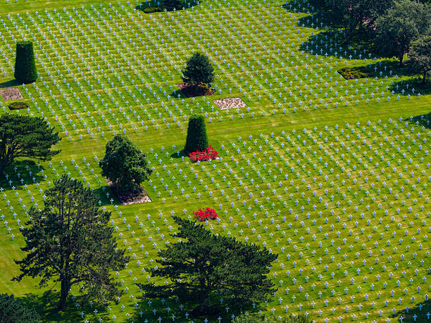WW2 Graves of D-Day in Normandy