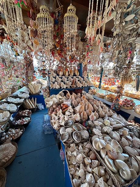 istock Shells and souvenirs in Algarve market 2230926355