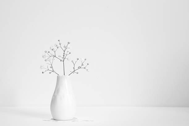 istock White vase with gypsophila 2230926734