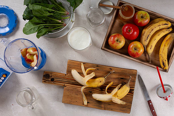 istock ingredients for smoothies spinach and yogurt 2230929686