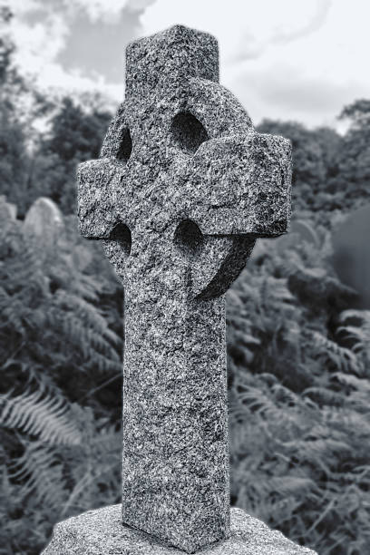 istock Celtic Cross Gravestone, Penmon Priory, Anglesey, North Wales 2230935839
