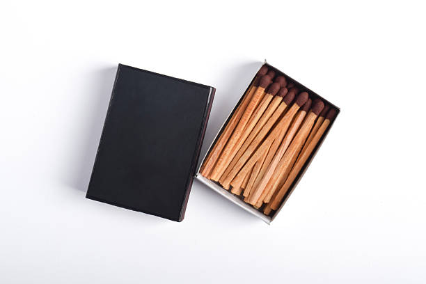 istock Box of matches on white background 2230936458