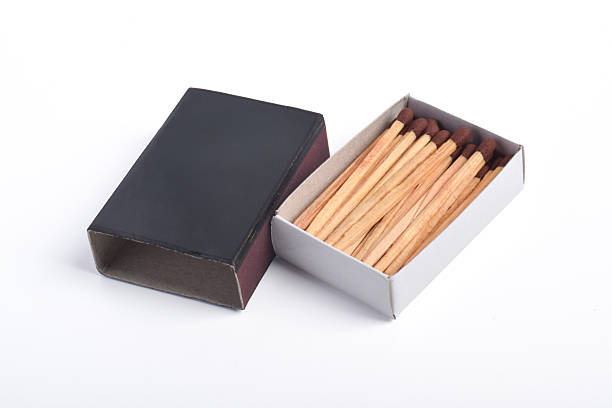 istock Box of matches on white background 2230936466