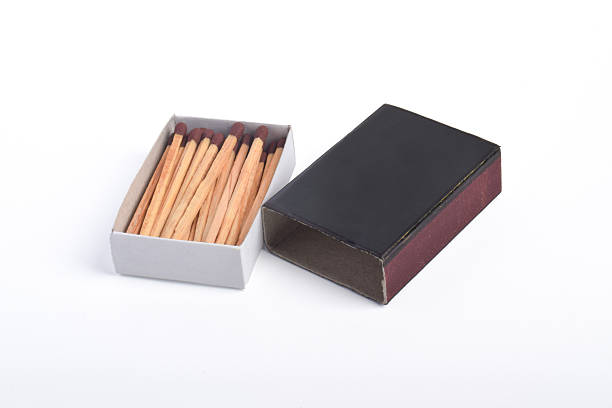 istock Box of matches on white background 2230936491