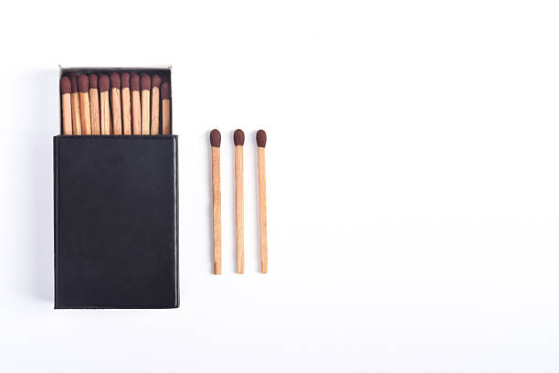 istock Box of matches on white background 2230936777