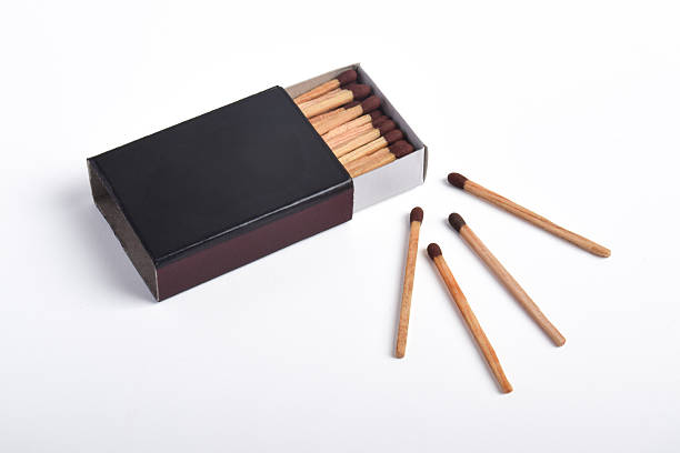 istock Box of matches on white background 2230936785