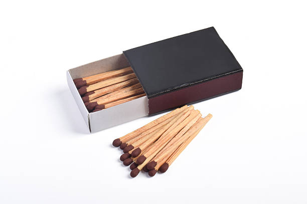 istock Box of matches on white background 2230936823