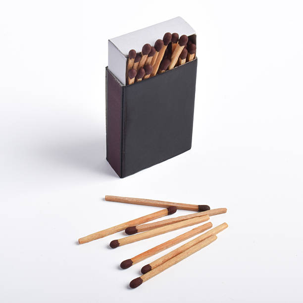 istock Box of matches on white background 2230936919