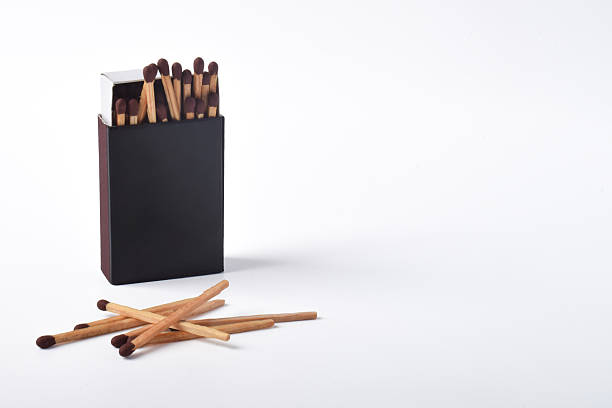 istock Box of matches on white background 2230936932