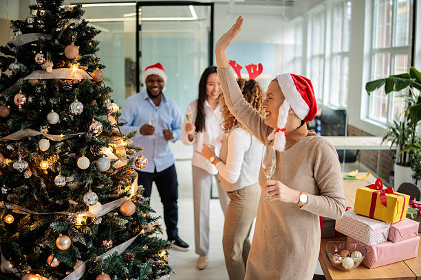 istock Happy Office Party on New Year’s Day 2230941763