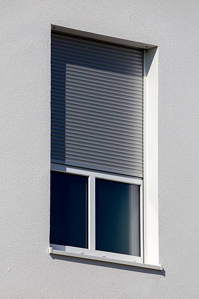 istock Electric roller shutter on a new residential building 2230944919