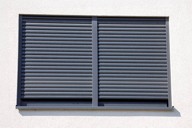 istock Electric roller shutter on a new residential building 2230944933