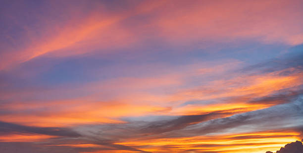 istock Beautiful colorful gradient sky after sunset, Nature background 2230945722