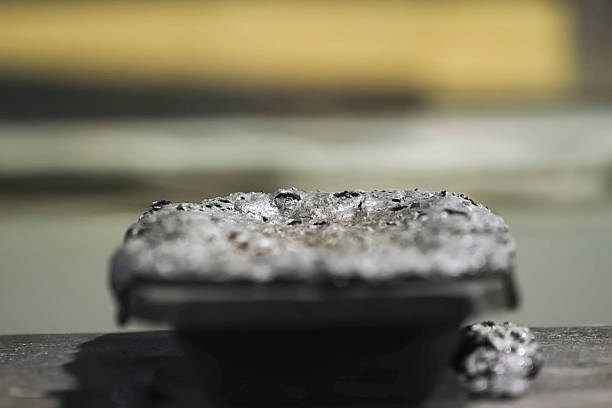istock Slag on the surface of gold bar. 2230947621