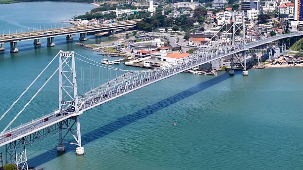 istock Cable Bridge At Florianopolis In Santa Catarina Brazil. 2230947994