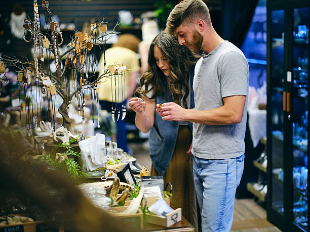 istock Couple Shopping in a Gift Shop 2230959108